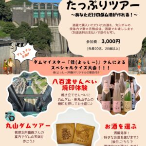 ダムの魅力たっぷりツアー開催
