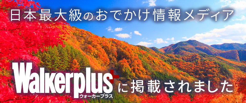 五宝滝が《Walkerplus》に掲載されました!